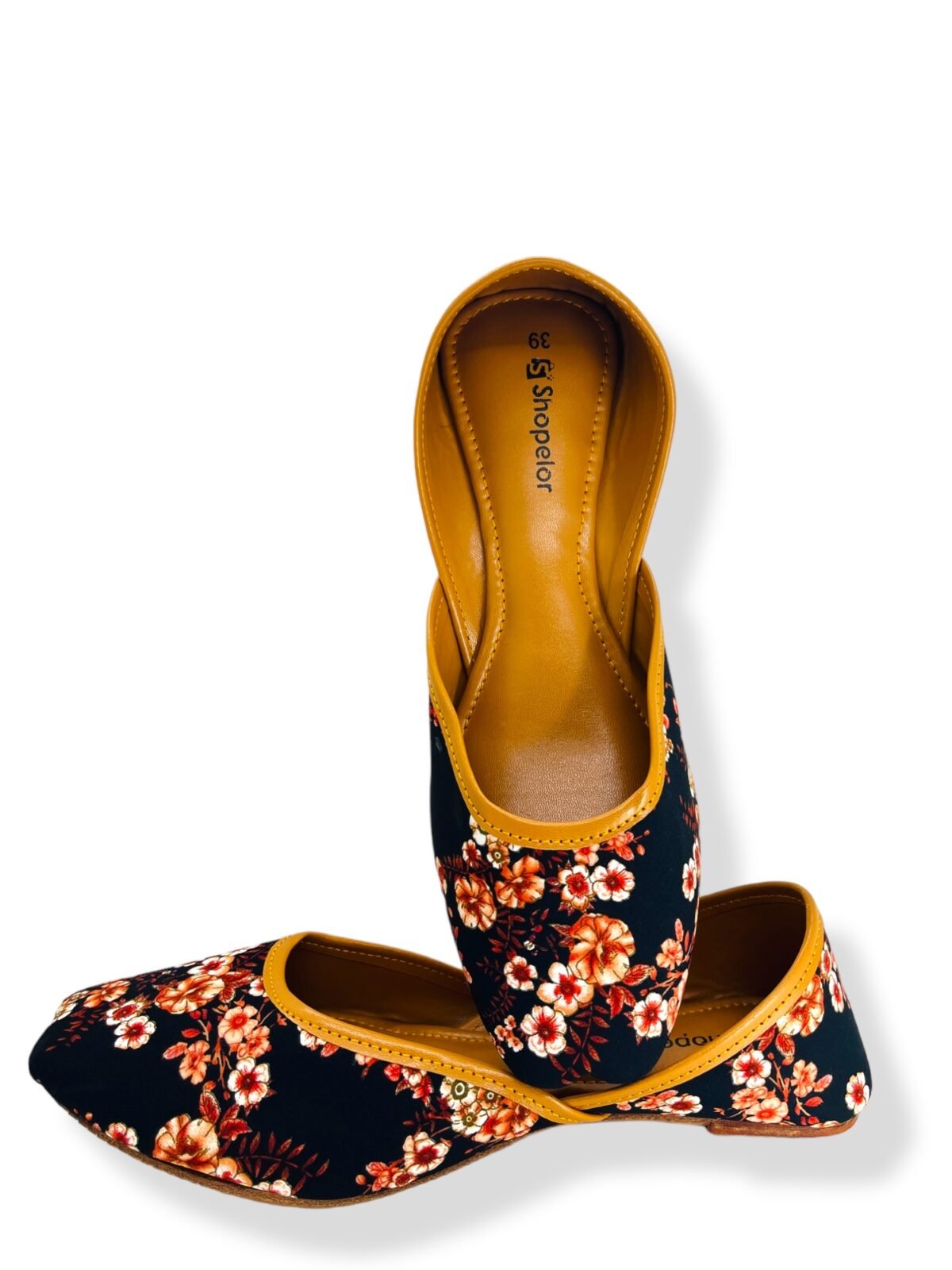 Original Leather Sole Nagra Jutti - Image 3